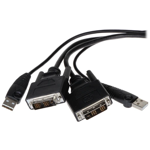 Přepínač DVI + USB CS-22D