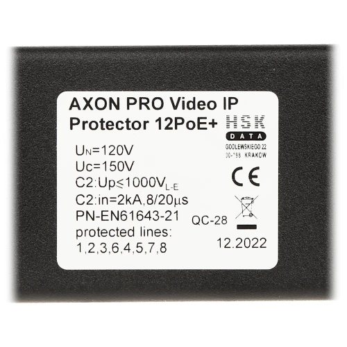 Svodič přepětí AXON-PRO-IP-12POE