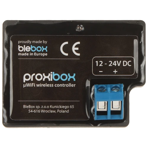 PROXIBOX/BLEBOX Wi-Fi bezkontaktní spoušť, 12... 24V DC
