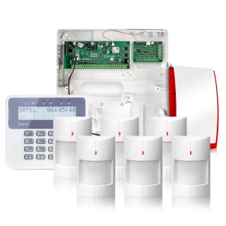 Bezdrátový alarm Satel Perfecta 16-WRL 6x Senzor, LCD, Aplikace, GSM upozornění