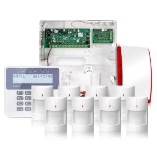 Bezdrátový alarm Satel Perfecta 16-WRL 8x Senzor, LCD, Aplikace, GSM upozornění