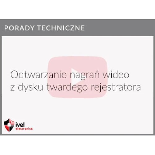 Jak přehrát záznam na DVR Hikvision, druhá verze nabídky