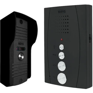 EURA ADP-12A3 Dveřní vstupní telefon pro 1 rodinu INVITO, hands-free, bez sluchátka