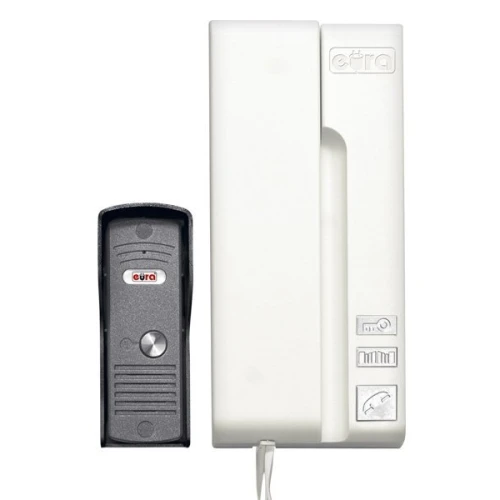 EURA ADP-31A3 "UNO BIANCO" 1-dveřní vstupní telefon bílý malá venkovní kazeta