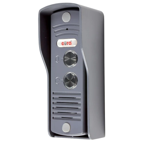 EURA ADP-32A3 "DUO" 2-dveřní vstupní systém grafitově stříbrná malá venkovní kazeta, INTERKOM