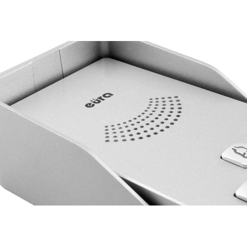 EURA ADP-38A3 EURA ADP-38A3 Bílý vstupní telefon pro jednu rodinu s kazetou handsfree a klávesnicí