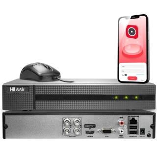 DVR-4CH-4MP Hybridní digitální videorekordér pro sledování HiLook od společnosti Hikvision