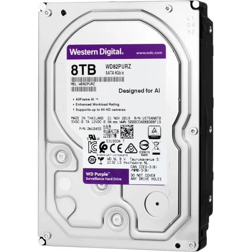 Pevný disk WD Purple 8 TB pro dohled