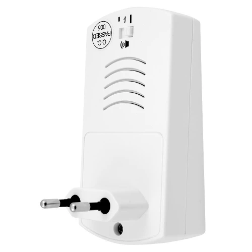 EURA WDP-05A3 bezdrátový zvonek - bílý, kódovaný, rozšiřitelný, napájení 230V/50 Hz