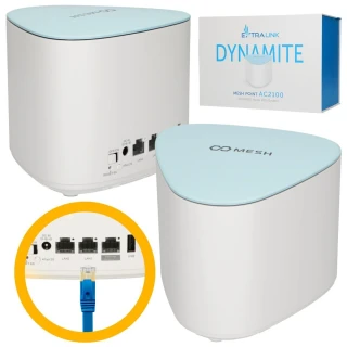 Extralink Dynamite C21 | Mesh Expansion Module | AC2100, MU-MIMO, domácí Mesh WiFi systém