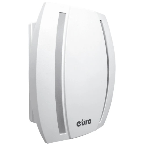 EURA DB-10G7 dvoubarevný dveřní zvonek 230V AC bílý