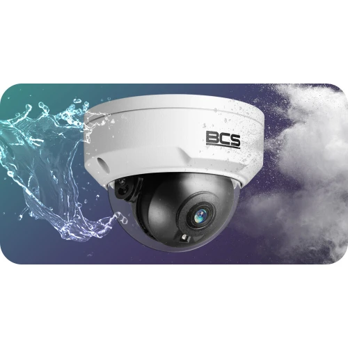 IP kamera BCS-P-DIP25FSR3-Ai1 5Mpx IR 30m, STARLIGHT, odolná proti vandalismu, alarmové vstupy