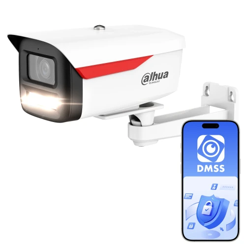 Dahua IP kamera tubová IPC-HFW2849M-S-LED-0360B-B-PRO, WizColor