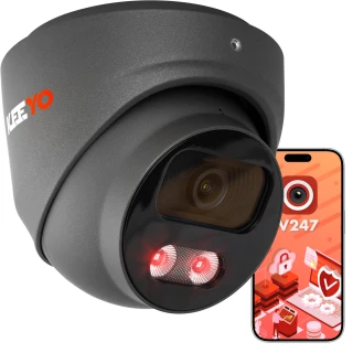 Kopulová IP kamera 5Mpx IR 25m KEEYO LV-V-IP5M25DF-G-II AI Audio