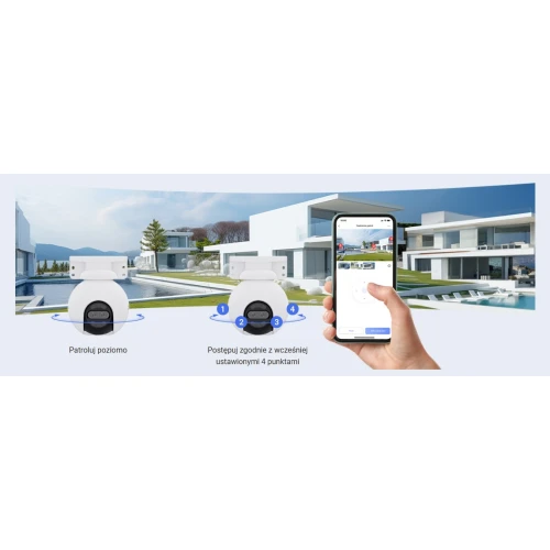 Otočná IP kamera Wi-Fi EZVIZ H80x 4K, ColorFull