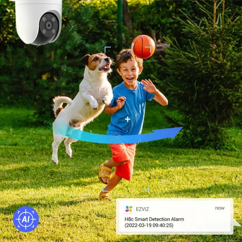 Kamera otáčivá WiFi EZVIZ H8c 2K+ Inteligentní detekce, sledování