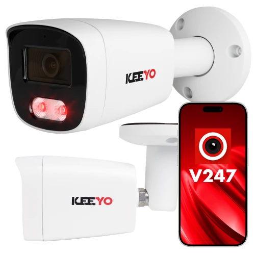 IP tubusová kamera KEEYO LV-V-IP8M25TF-B-II 8Mpx IR 25m