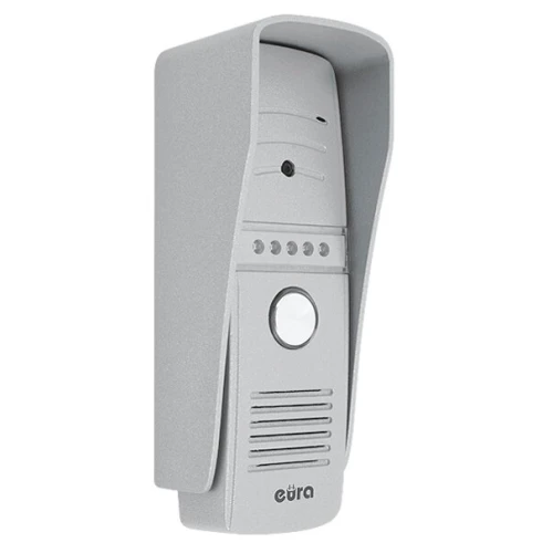 EURA VDA-79A3 EURA CONNECT venkovní modulární videofonní kazeta pro jednu rodinu, šedá barva