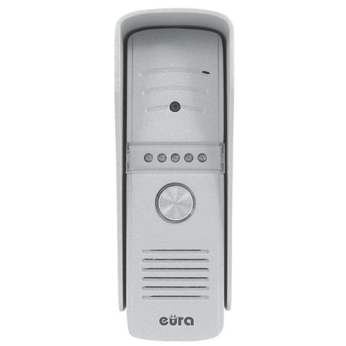 EURA VDA-79A3 EURA CONNECT venkovní modulární videofonní kazeta pro jednu rodinu, šedá barva