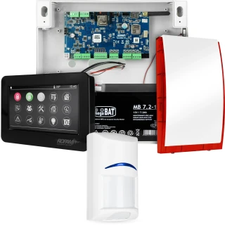 Poplachový systém NeoGSM-IP, černý, 1x detektor, GSM notifikace, Wifi