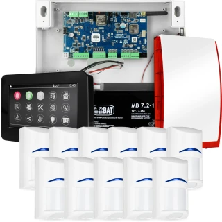 Kompletní alarmový systém NEOLTE-IP, 11x čidlo BOSCH, TPR-4BS-P, GSM WiFi