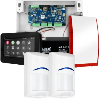 Kompletní alarmový systém NEOLTE-IP, 2x čidlo BOSCH, TPR-4BS-P, GSM WiFi