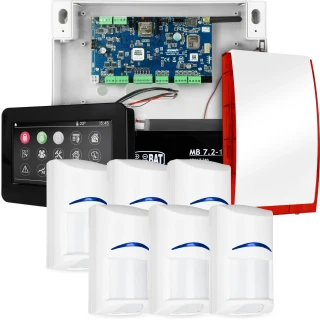 Kompletní alarmový systém NEOLTE-IP, 6x čidlo BOSCH, TPR-4BS-P, GSM WiFi