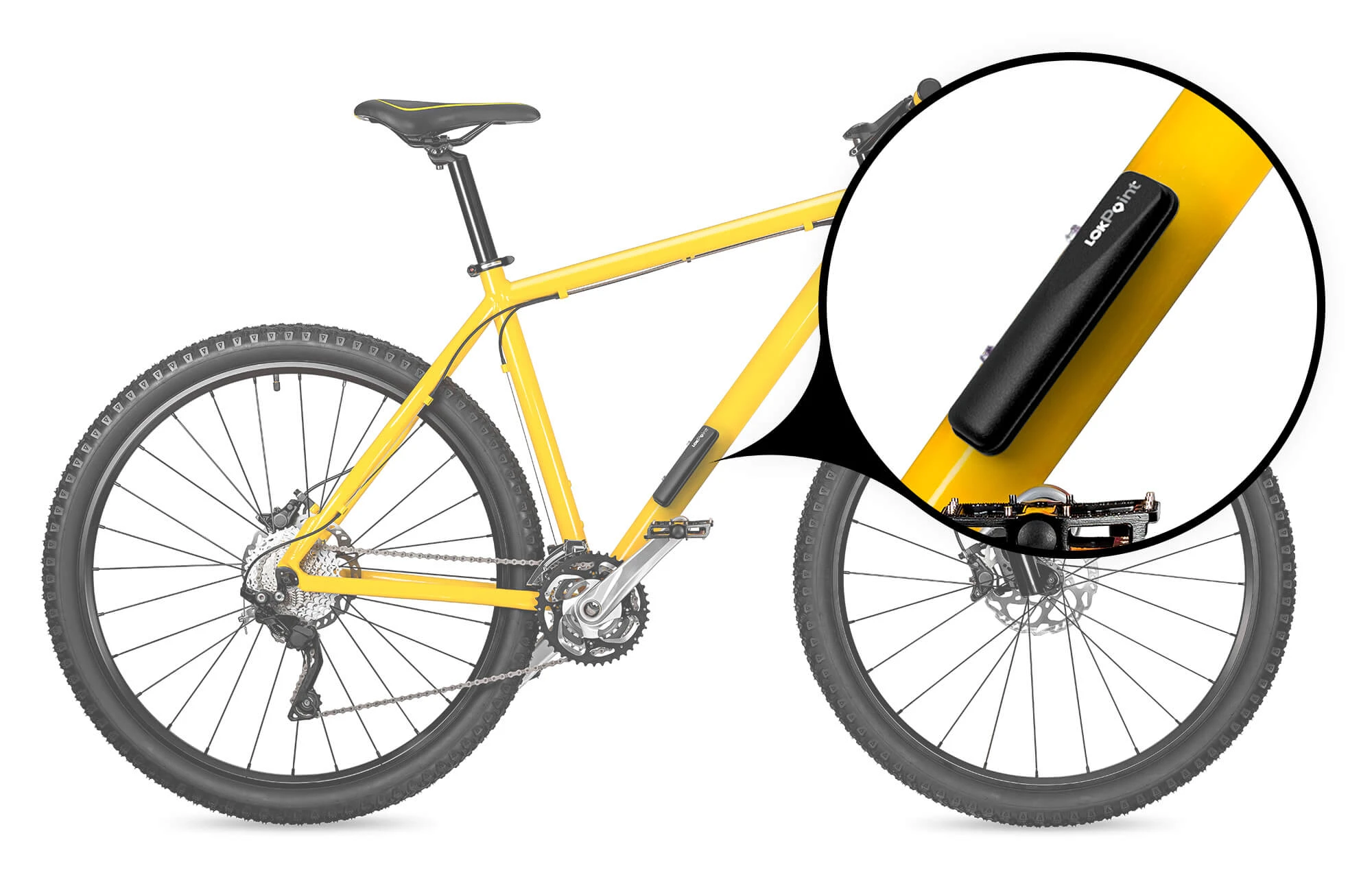 Lokalizator GPS rowerowy OMTECH LA-150, Lokpoint, Karta PrePaid, Wartownik