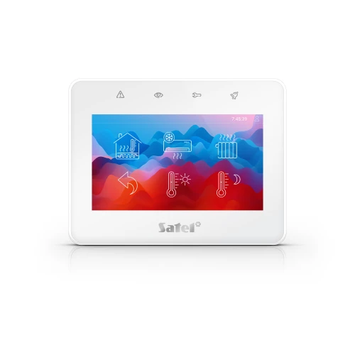 Alarmový systém Satel Integra 32, Bílý, 4x čidlo, Mobilní aplikace, Notifikace