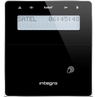 Bezdrátová klávesnice LCD se čtečkou bezkontaktních karet Satel INT-KWRL-BSB