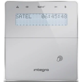Bezdrátová klávesnice LCD se čtečkou bezkontaktních karet Satel INT-KWRL2-SSW