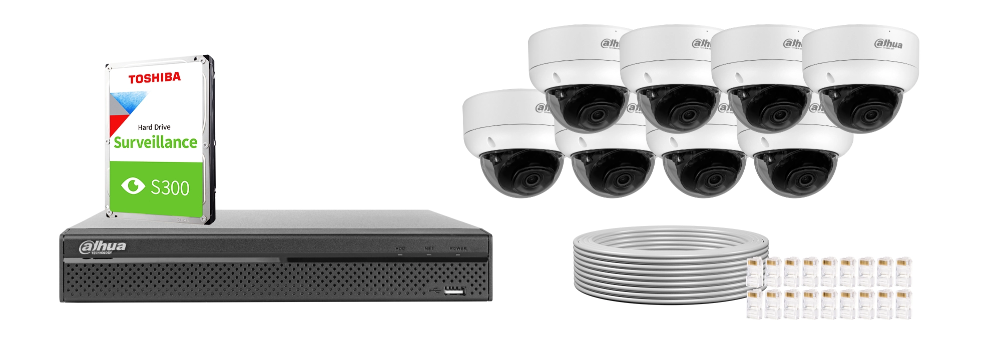 Vandaluvzdorná sada monitoringu