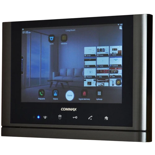 10,2" hands-free monitor Commax CIOT-1020M DARK SILVER