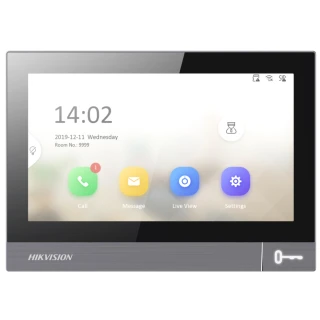 Monitor pro videotelefon Hikvision DS-KH8381-WTE1, dotyková obrazovka, LCD IPS, WiFi, PoE, SD slot
