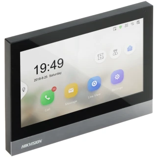 Monitor pro videotelefon Hikvision DS-KH8380-WTE1, dotyková obrazovka, LCD, WiFi, PoE, slot na SD