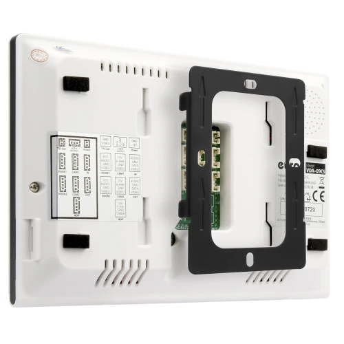 Monitor EURA VDA-09C5 - bílý, dotykový, LCD 7'', FHD, obrazová paměť, SD 128GB, rozšíření až na 6 monitorů