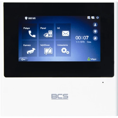 IP video-interkomový monitor BCS-MON4000W-S BCS LINE