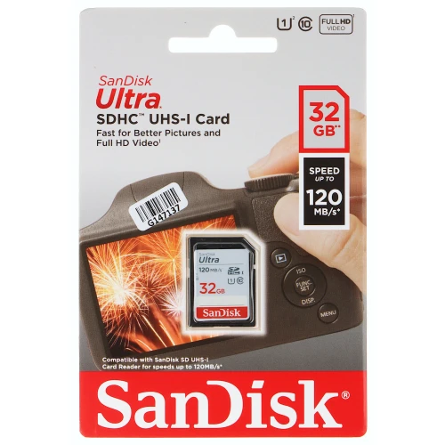 Paměťová karta SD-10/32-SAND UHS-I, SDHC 32GB SANDISK