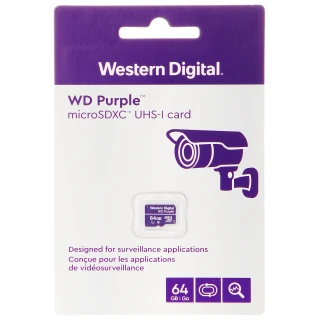 Paměťová karta SD-MICRO-10/64-WD UHS-I sdhc 64GB Western Digital