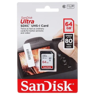 Paměťová karta SD-10/64-SAND UHS-I, SDXC 64GB SANDISK