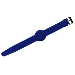 Silikonový náramek WB-01BE RFID 125KHZ, modrý, zapínání na zápěstí