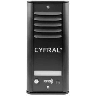 CYFRAL 1-lokátorový analogový panel COSMO R1 černý
