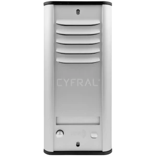 CYFRAL 1-lokátorový analogový panel COSMO R1 stříbrný