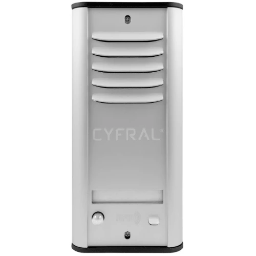 CYFRAL 1-lokátorový analogový panel COSMO R1 stříbrný