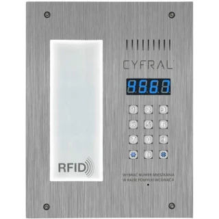 Digitální panel CYFRAL PC-3000R LM s integrovaným vstupním systémem a čtečkou RFiD