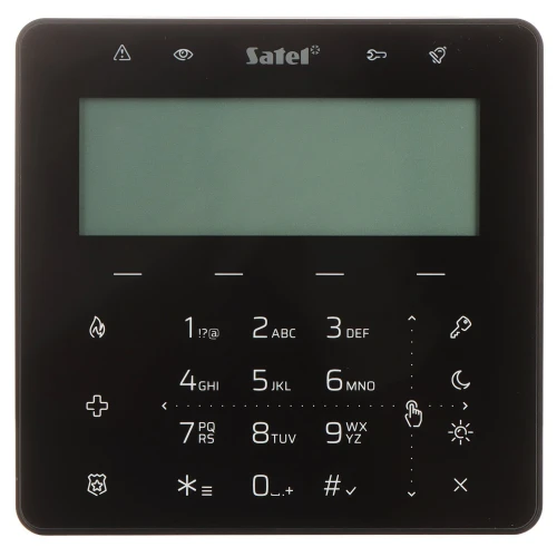 Senzorová klávesnice ústředny SATEL INT-KSG2R-B