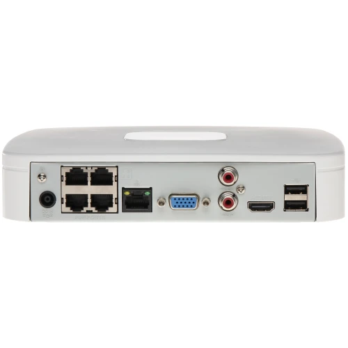 NVR4104-P-4KS2/L IP rekordér 4 kanály +4-portový POE switch DAHUA
