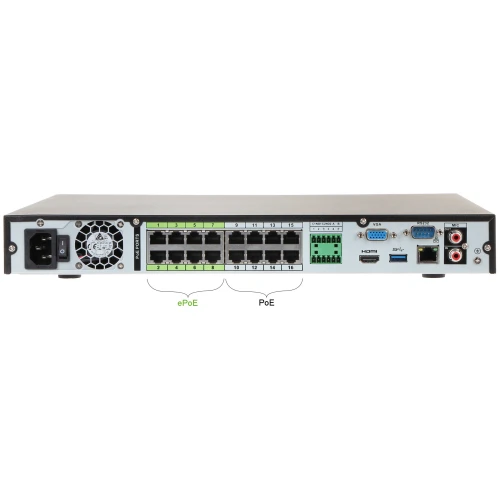 DAHUA IP NVR5216-16P-4KS2E 16 kanálů + 16portový POE switch DAHUA