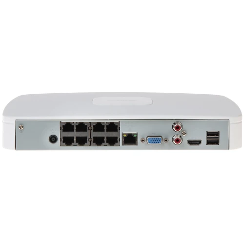 NVR4108-8P-4KS2/L 8kanálový IP rekordér + 8portový POE switch DAHUA