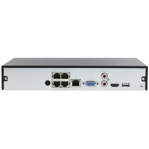 NVR4108HS-P-4KS2/L 8kanálový IP rekordér +4-portový POE SWITCH DAHUA